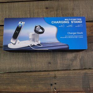 Multi-Function Charging Stand For iPhone, Android, Watch, 3 In 1 Charger Dock